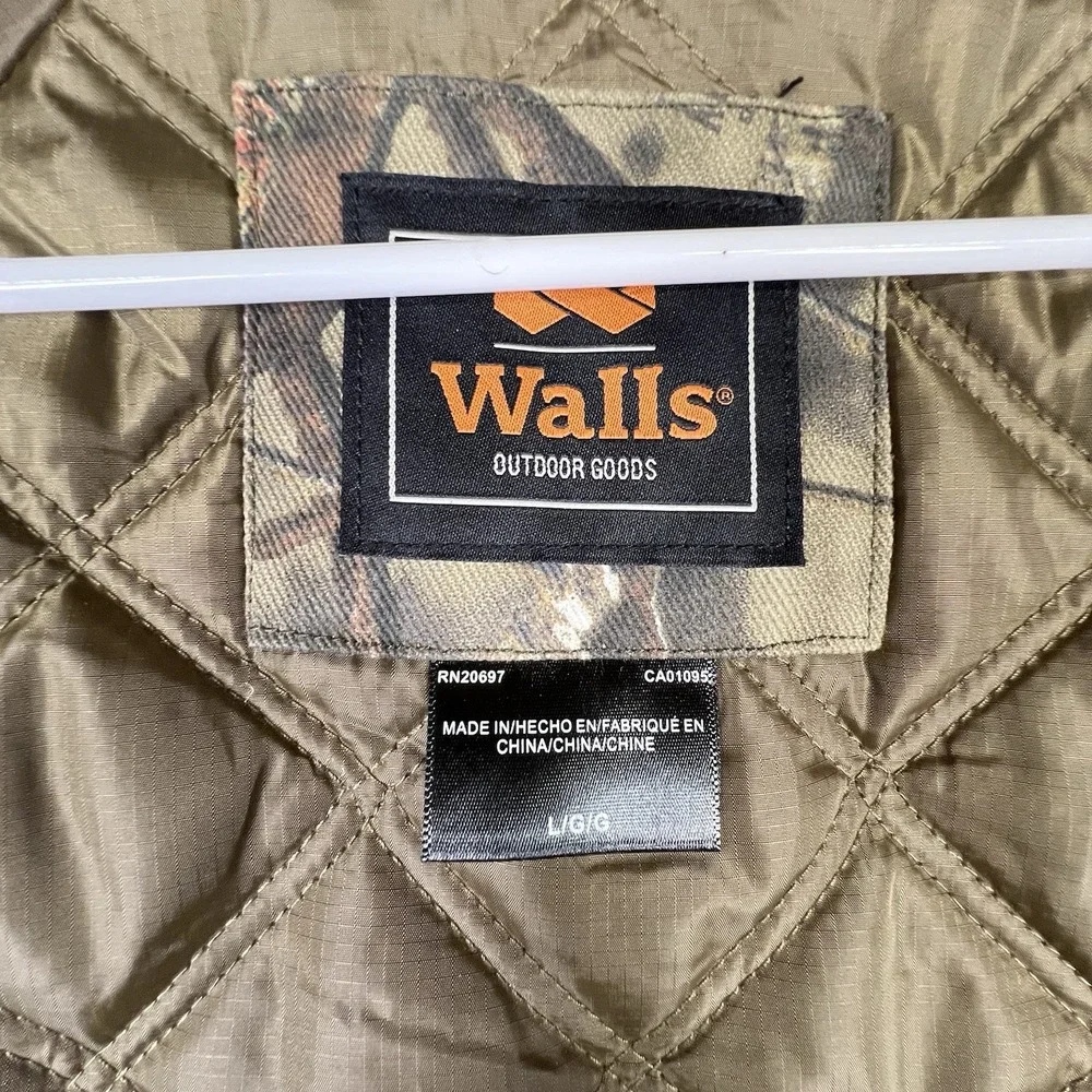 Walls Womens L Camo Insulated Hooded Hunting Gear Pink Accents Gorpcore Workwear - Picture 9 of 13